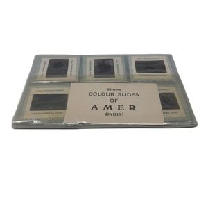 Vintage 35 mm Slides Colour of Amer, Rashasthan, India Lot of 24 Retro